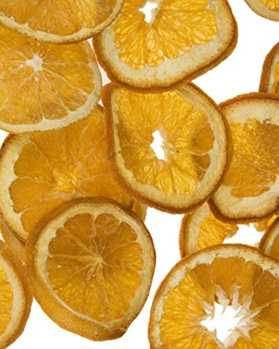 Floralcraft 10Pcs Dried Orange Slice - Fresh Scented Dried Fruit Orange Slices For Christmas Wreath, Holly Rings, Pot Pourri, Florist Décoration