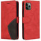 Fatcatparadise Cover per iPhone 11 PRO (5,8 Pollici), Flip Caso in PU Pelle Case Cover Libro Portafoglio Protettiva Custodia con TPU Sottile Antiurto,[Kickstand][Slot per Schede][Magnetica] (Rosso)