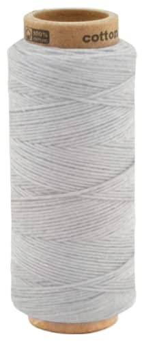 100 Meter Baumwollkordel 1,0 mm, Kordel Schnur Baumwolle Bindfaden Bäckergarn Geschenkband 0062 - Aschgrau
