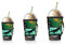 Set mit 3 Packungen wiederverwendbare Heiß- und Eiskaffeebecher Hülse Cartoon Dinosaurier Muster Neopren Tumbler Sleeve Collage Art (16,24,32 g)
