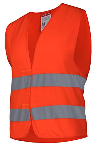 Lahti PRO Warnweste | Größe: S | Farbe: Neonorange | Sicherheitsweste | Arbeitweste | Pannenweste | Unfallweste | Reflektorweste | Reflektierend Auto | KFZ Pannenhilfe für Autofahrern Arbeitskräften