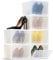IRIS USA Schuh-Aufbewahrungsbox, Perl-Kunststoff, stapelbar, Schuh-Organizer für Schrank, platzsparende Sneaker-Behälter, hoch