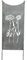 finehomegarden Stele Metall grau Sichtschutz Wildblume Windschutz Dekowand B38cm H118cm Deko