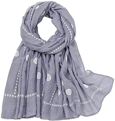 MAIRY Schal Damen Seidentuch Tücher mit hohem Seidenanteil Pashmina Stola Tuch Halstuch in zartem Creme Kopftuch Damen Seidenschal Elegante Schals M16512