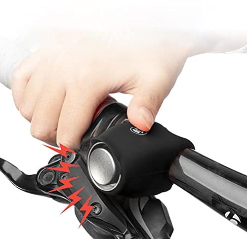 Fahrradhupe, Elektrische Fahrradhupe, Wasserdicht, 120 DB, 6 Soundmodi, Hupen f¨¹r Citybike, Rennrad, Mountainbike und Kinderfahrrad
