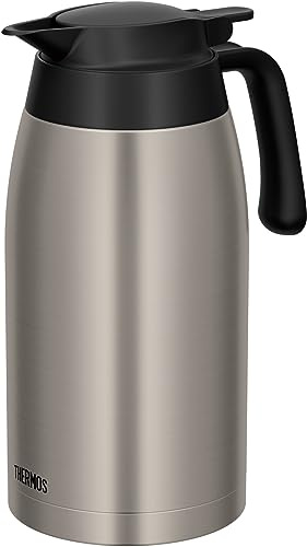 Thermos TTB-2001 SMT Stainless Steel Pot 6.6 gal (2 L) Stainless Steel Mat, Thermal Pot, Tabletop Pot, Magic Bottle Structure, Hot and Cold Retention