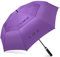 KEYHOT Golf Regenschirm XL Sturmfest, Großer Regenschirm Sturmfest Stabil, GolfSchirm für Herren Damen 2 Personen (Lila)