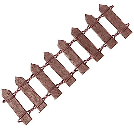 SilteD Feenzaun, Grasrand, Holzlattenzaun, Paneele, Krippendekoration, Rasenkantenzaun, Feenzaun, Friedhofszaun, Kleiner Zaun, Umrandung, Gartenzaun, Minihaus aus Holz
