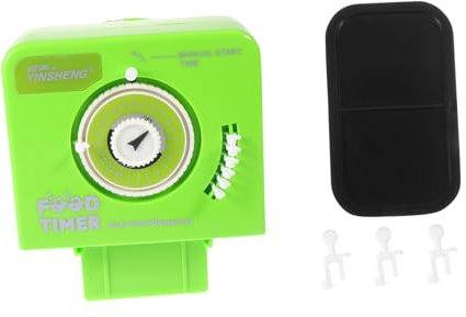 FRCOLOR Fisch Tank Automatische Feeder Fütterung Elegante Design Grün Aquarium Biologische Feeder