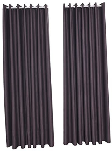 2 Stück-pack Moderner Verdunkelungsvorhang aus Polyester für Zuhause