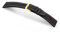 MANUFAKTURWERK Uhrenarmband HOHELUFT | Leder | für Damen und Herren | goldene Schließe, Größe:M (Standard). 18/16 mm, Farbe:Schwarz