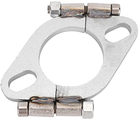 Flangia di scarico Zohisin, flangia 17 × 12 × 1 2 pollici, riparazione ovale piatta divisa, ricambio flangia di scarico, riparazione accessori, riparazione flangia di scarico riparazione