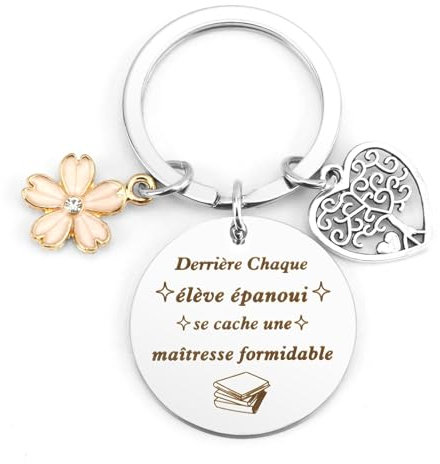 Cadeau Noel Maitresse D'école Porte Clé Cadeau Maitresse Noel Cadeau Maitresse D'école Noel Cadeau Personnalisé Maitresse Merci Maitresse Cadeau Cadeau Maîtresse Idee Cadeau Maitresse