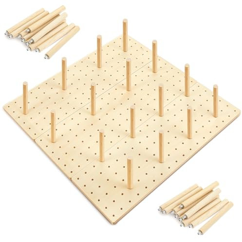 Kigley 3 organizadores de cajones de madera con 32 clavijas de madera, organizador de cajones, sistema de clavijas ajustables para platos, platos, ollas, utensilios de cocina, utensilios de cocina (17