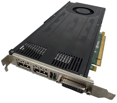 Docooler K4200 4GB GDDR5 Graphics Card Professional Drawing Modeling Rendering and Video Editing Graphics Card with DP and DVI Interface Black