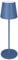Majestic AGATA - Lampada da tavolo LED senza fili ricaricabile, Lunga durata, Dimmer Touch, Luce Calda-Naturale-Fredda, per interni ed esterni IP54, H37cm, BLU PASTELLO