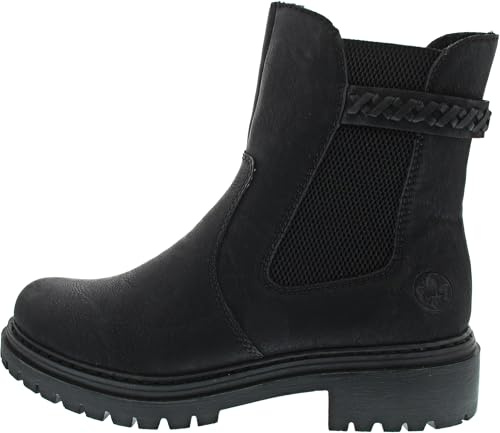 Rieker 72691-00 - HWK Damen Stiefel schwarz Gr. 39