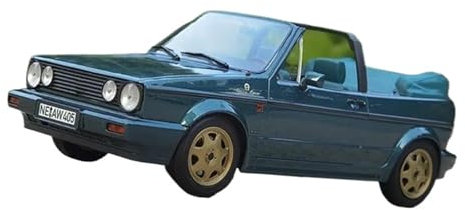 YRXIAO Modellbausatz Auto Cabrio-Oldtimer Druckguss Maßstab 1:18 Für Golf Legierung Automodell Souvenirsammlung Hobby Statisches Display 1990 Für Wohndekorationen