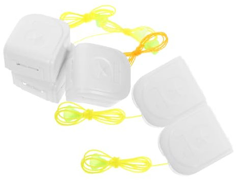 UKCOCO 5pcs Plastic Pull Switch Grey Light Pull Cord Handle Ceiling Fan Chain