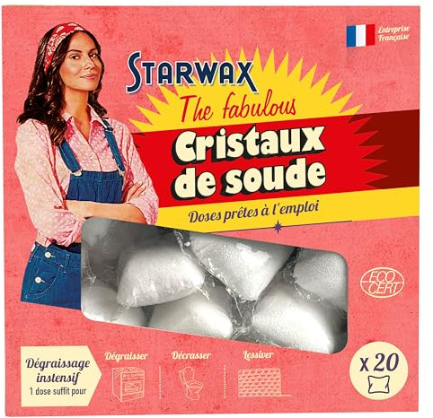 STARWAX FABULOUS Natriumcarbonat Einzeldosen 20 Dosen | 1 Dosis = 1 Reinigung, entfernt Fett & Schmutz, ultraleistungsstark, natürlicher Ursprung