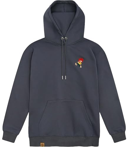 Bavarian Caps Unisex Grantig by Nature V2 Hoodie, schwarz, M