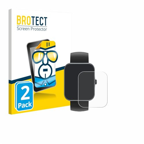 BROTECT Schutzfolie für Alutoria S80K 1.83 | 2 Stück Transparenter Displayschutz Made in Germany Klare Displayschutz-Folie Clear Einfache Montage Case-Friendly