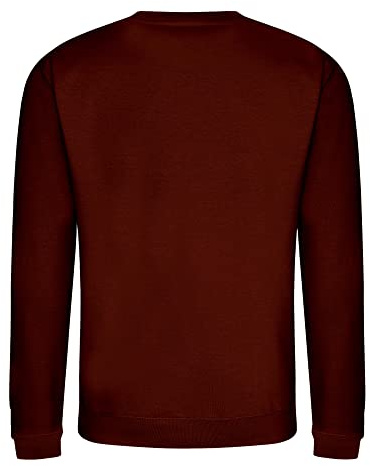 AWDis Men's Sweat Sweatshirt, Brown (Hot Chocolate), Large