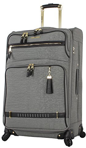 Steve Madden Designer-Gepäck – Karierter großer 71,1 cm Softside-Koffer