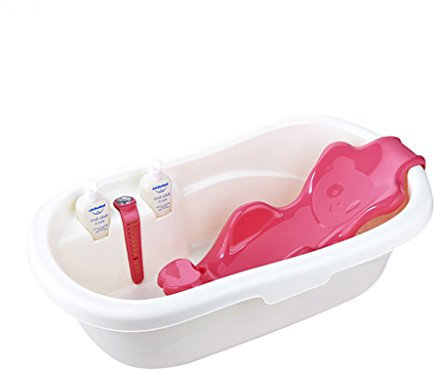 WENJUN Kinder Badewanne Fass Falten Erhöhen Die Wanne Kann Sitzen Liegen Baby Schwimmen Isolierung Fass Badewanne ( Farbe : Weiß , größe : 85.5*49cm )