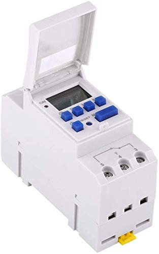 TOPINCN Temporizador Electrónico, Preajuste Semanal Programable, Temporizador 16On 16Off, 1.00V