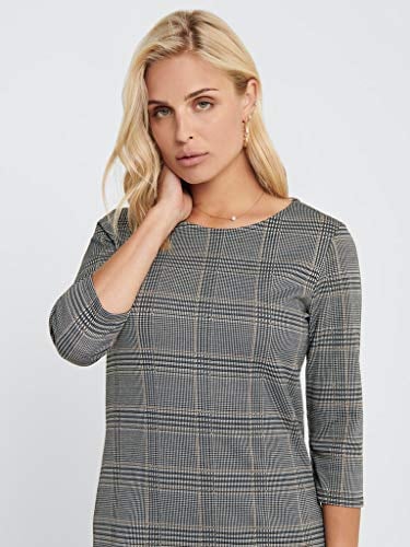 ONLBRILLIANT 3/4 CHECK DRESS NOOS