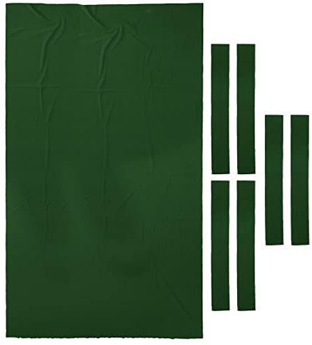 SM SunniMix 9ft Billardtisch Abdeckung Tuch (Maße 280 x 153 cm) Pool Billiard Billiardtuch - Grün
