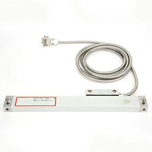 Linearmaßstab DRO Aluminiumlegierung Druckgussanzeige Linearmaßstab Hochpräzise 5um für JCS900 2AE/JCS900 3AE Digitalanzeige(250mm)