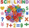 Kesote 220 Stück Sticker Buchstaben Glitzer Zahlen Aufkleber Moosgummi Schaumstoff Selbstklebend Alphabet Stern Herz Einschulung Deko Schulkind Kinder Schulanfang