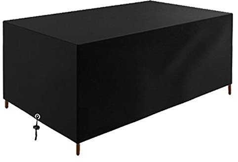 Funda para Muebles de jardín Exterior, Funda Mesa Exterior Impermeable, Rectangular Protectora Muebles Exterior para sofá 600D Oxford (270 x 180 x 90 cm)