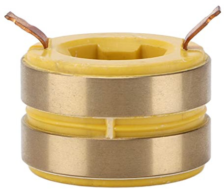 Schleifring 2-Wege-Kollektorring Leitfähiger Messingkollektor 22mm ID 38mm AD mit Guter Wärmeleitfähigkeit für 168F Benzingenerator