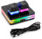 Ecarke Black OSU Keypad 2 Key Gaming Keyboard, USB Mini 2 Key Keypad Mechanical Gaming PC Keyboards Programming Macro with Software OSU HID Standard Keyboard（Upgrade Cherry Shaft & RGB LED）