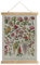 XIAOAIKA Vintage Blumenposter mit Holzrahmen, Retro-Stil Wanddekoration Kunst Malerei, Muster gedruckt auf Leinen ohne Verblassen, fertig zum Aufhängen (40 x 58 cm)