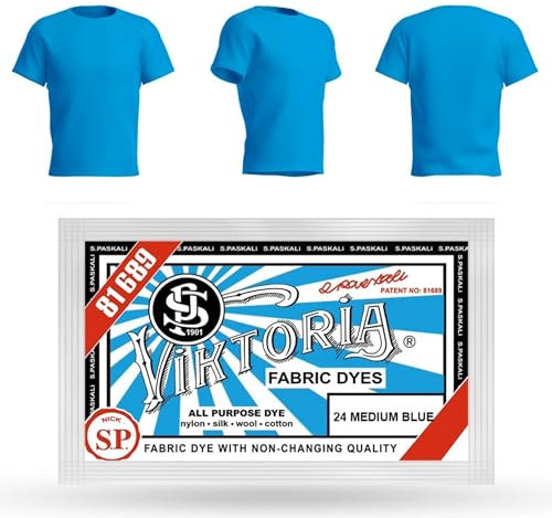 Viktoria Textile Paint, Machine Washable (59 Colours) - Fabric Dye, Textile Dye, Fabric Paints Washable, Textile Colour, Clothing Dyeing