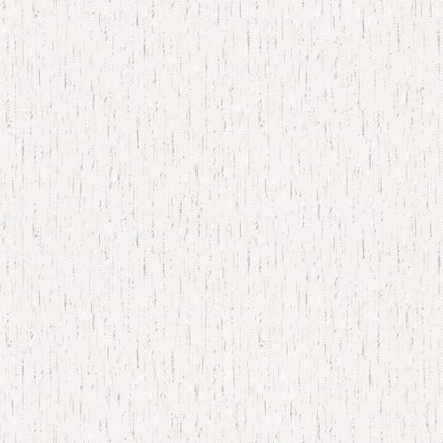 Ton-in-Ton Tapete Profhome 942210-GU Papiertapete leicht strukturiert unifarben matt weiß grau braun-beige 5,33 m2