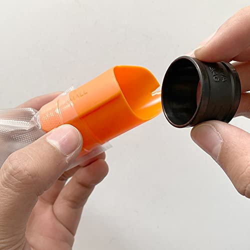 ZYWUOY PVA-Taschen-Nachfüllpackung, Karpfenangeln, PVA-Taschensystemlader für grobe Feeder, Haar-Rig-Tackle-Werkzeug