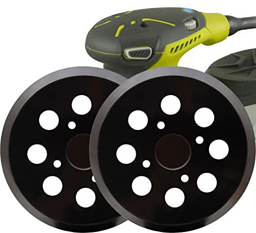 Tockrop 12,7 cm Aluminiumoxid 180er Schleifpad für Ryobi RS290, RS241, RS240, RS280/RS280VS, RS281VS, P411, 2 Stück