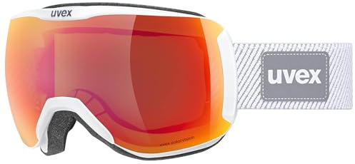 uvex downhill 2100 CV planet - Skibrille für Damen und Herren - aus nachhaltigen Materialien - konstraststeigernd