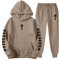 Generisch Trainingsanzug Herren Tlow Baggy Jeans Jungs Off White Minus Two Cargo Jogging Anzüge Männer Hoodrich Anzug Nofs Tracksuit Hosen Mit Schrift Vorne Jogginganzugherren (C003,M)