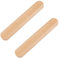 MOROBOR Lot de 2 poignées de porte coulissante autocollantes en bois de hêtre massif pour armoire, tiroir, fenêtre, porte en verre - 140 mm