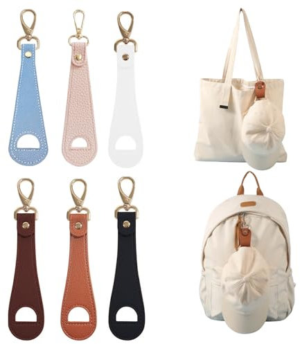 6 Pezzi Porta Cappelli,Porta Cappello Portatile da Viaggio,Clip Porta Cappello Borsa,Tracolla per Borsa e Attrezzatura da Escursionismo per Berretti da Baseball,Snapback e Coda di Cavallo
