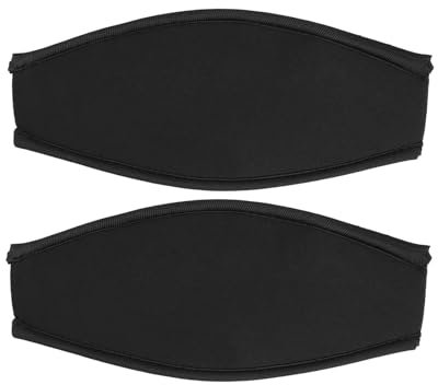 HERKINDNESS Maskenband Neopren, 2 Stück Tauchmaskenband, Maskenband Taucherbrille, Taucherbrille Band, Angenehm zu Tragen, Geeignet für Taucherbrillen und Tauchmasken