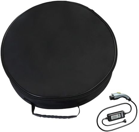 Electric Vehicle Charging Cable Storage Bag - Car Jump Lead Case Organizer | Car Jump Cable Bag | Car Jump Lead Storage Organizer