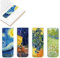 4 Stück kreative weltberühmte Gemälde Monet Van Gogh Vintage Style literarische Kunst Buchseite Halter, kreative Lesezeichen, geeignet für Studenten, Lesen, Lehrer, Home Office, Schule, Malerei