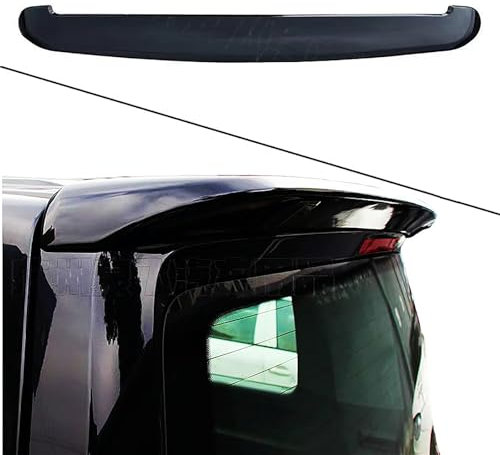YPSBBHD ABS-Auto-Heckkofferraum-Lippenspoiler-Flügel-Spoiler-Body-Kit, kompatibel mit VW Multivan T6 2019-2023,Glossy Black